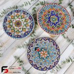 کاسه و بشقاب میناکاری سفال