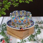 کاسه و بشقاب میناکاری سفال