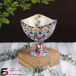 میوه خوری سه تایی مینا کاری سفال