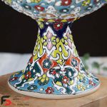 شکلات خوری تک پایه میناکاری سفال