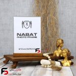قاب عکس پلکسی با پایه چوبی 21*16