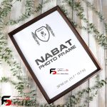 قاب عکس 40*30 کد 228 قهوه ای