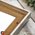 قاب عکس 40*30 کد 319 قهوه ای دور کرم