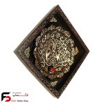 تابلو بشقاب مس و پرداز بزرگ