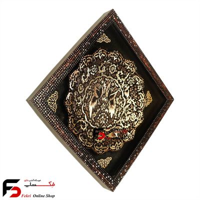 تابلو بشقاب مس و پرداز بزرگ