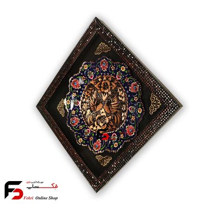 تابلو بشقاب مس و پرداز متوسط