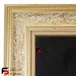 تابلو نقاشی رنگ روغن گلدان و پرنده