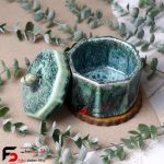 قندان 8 ضلعی سرامیکی شره ای
