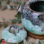 قوری لاو سرامیکی شره ای