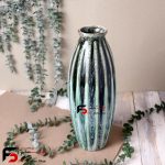 گلدان شیاردار بزرگ سرامیکی شره ای