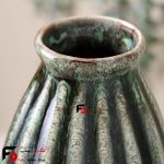 گلدان شیاردار بزرگ سرامیکی شره ای