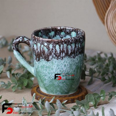 لیوان خمره ای سرامیکی شره ای