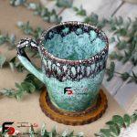 لیوان خمره ای سرامیکی شره ای
