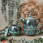 ست لته خوری سرامیکی شره ای
