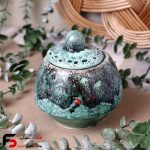 ست لته خوری سرامیکی شره ای