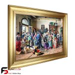 تابلو فرش طرح کانون خانواده