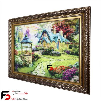 تابلو فرش طرح کلبه کد 880