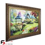 تابلو فرش طرح کلبه کد 880