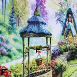 تابلو فرش طرح کلبه کد 880