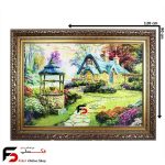 تابلو فرش طرح کلبه کد 880