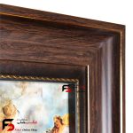 تابلو فرش طرح شاعر جوان کد 650 قهوه ای