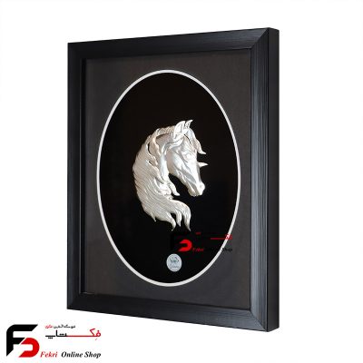 تابلو نقره اسب
