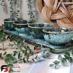 اردو خوری چهار تایی سرامیکی شره ای