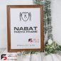 قاب عکس 40*30 کد 330 قهوه ای